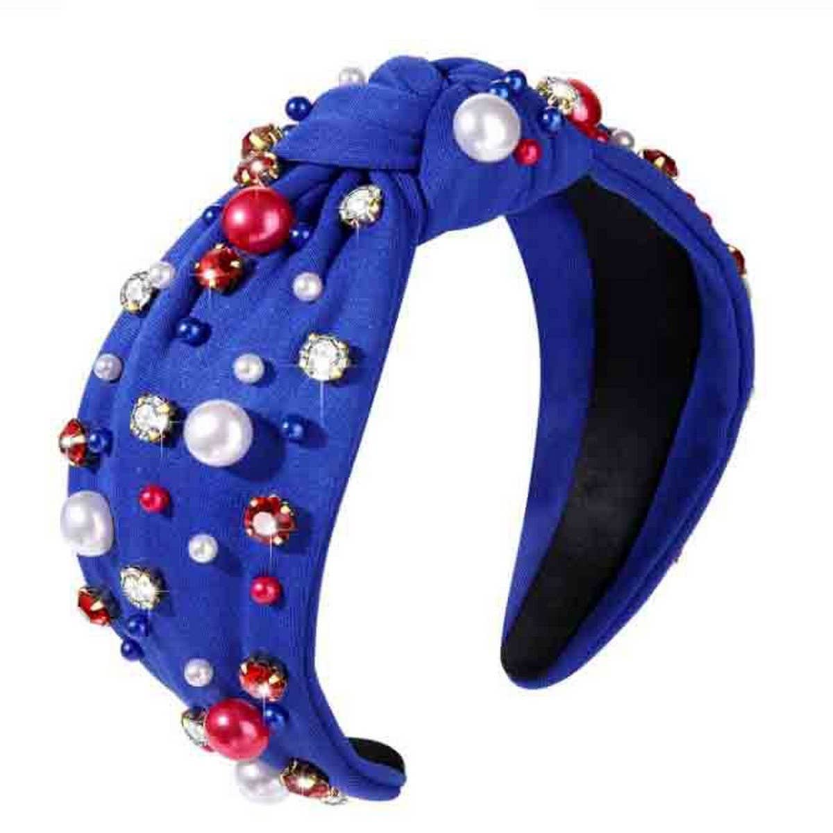 INDEPENDENCE DAY WIDE-BRIMMED PEARL HEADBAND_CWAHA1250