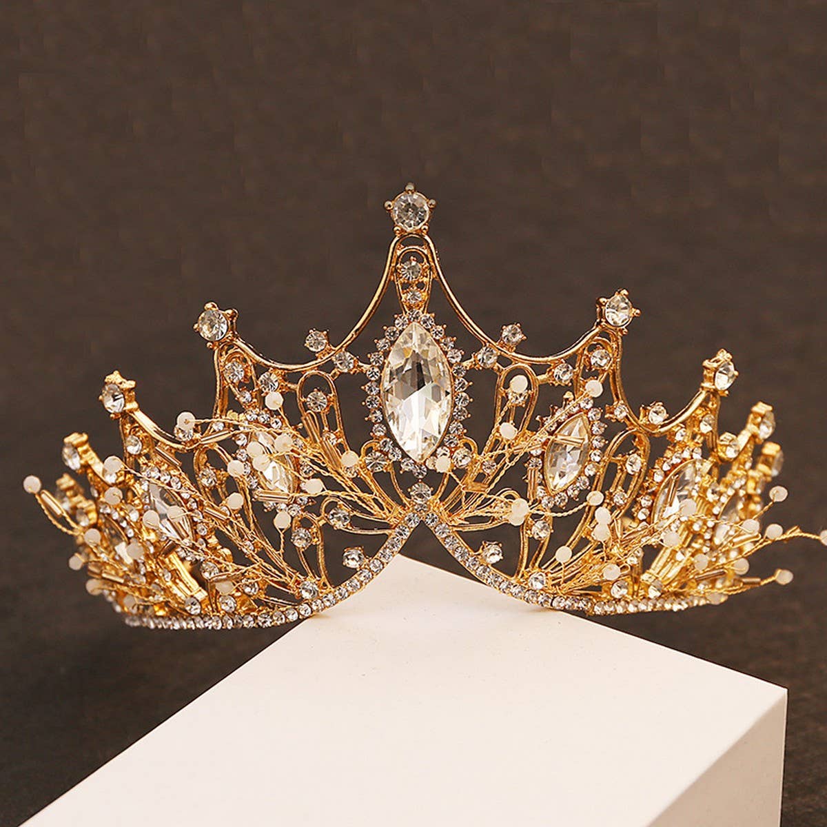 NEW BRIDAL WEDDING CRYSTAL TIARA CROWN