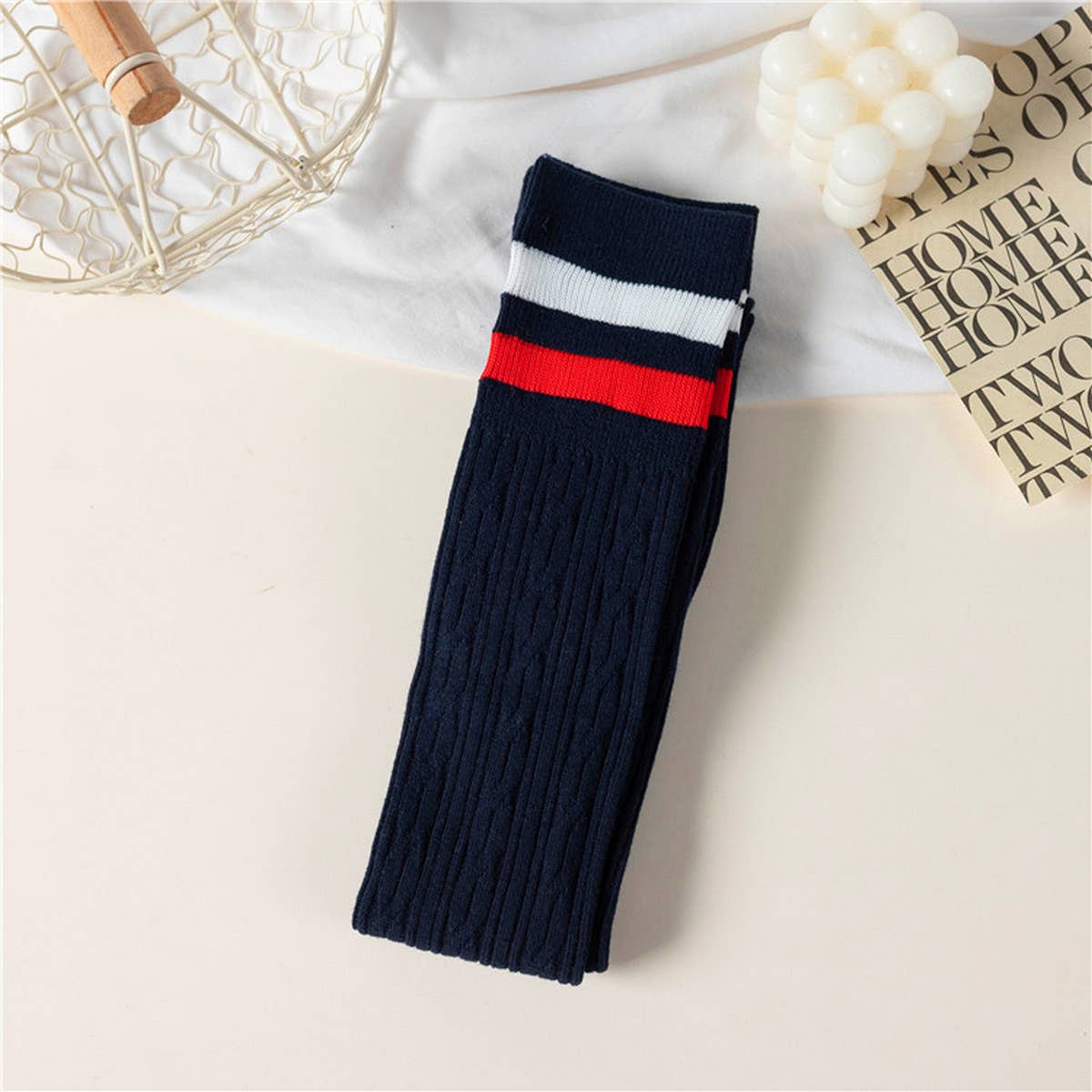 2024 NEW ALL-MATCH STRIPED KNEE-HIGH SOCKS_CWMS0654