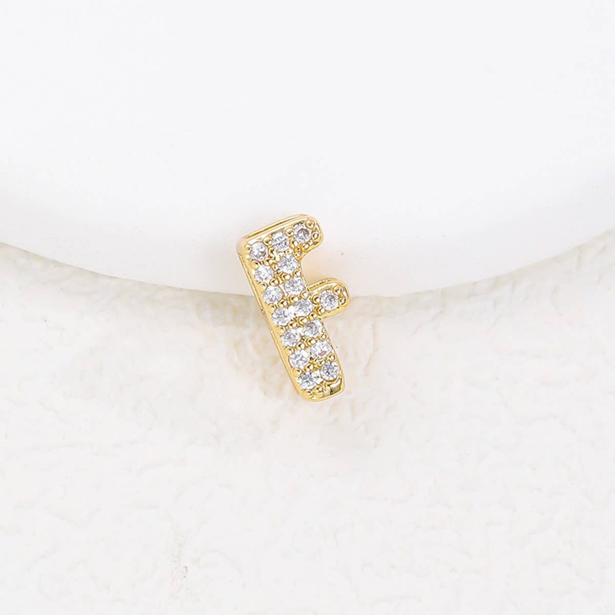 Tiny Zirconia Pendant 26 Letters Necklace