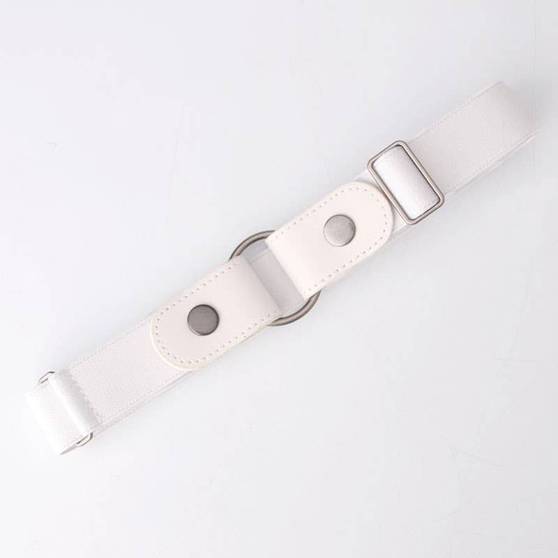 Waist-cinching invisible belt without perforation