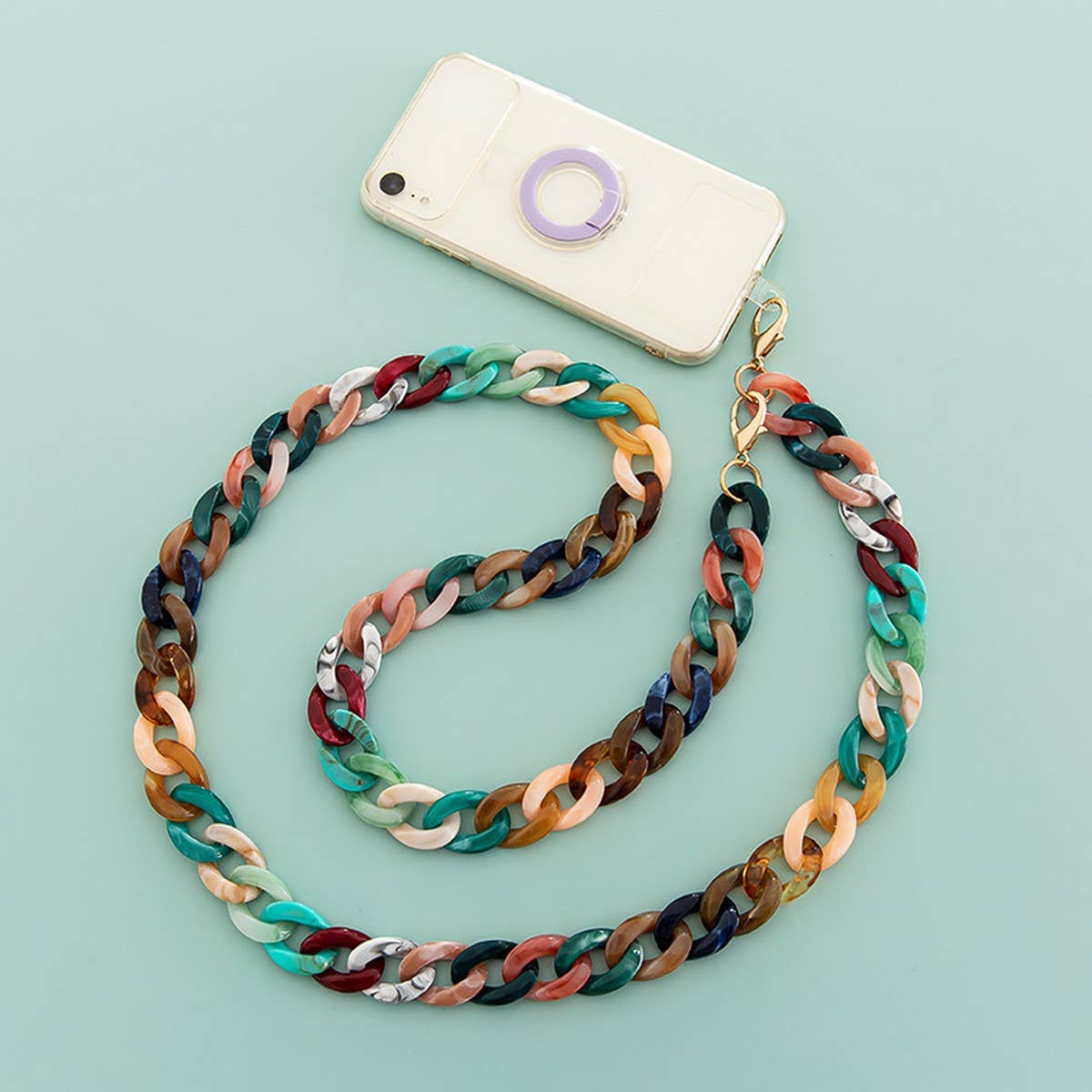 47.24"Mixed-Color Bag Chain,Phone Case Strap_CWMM5091