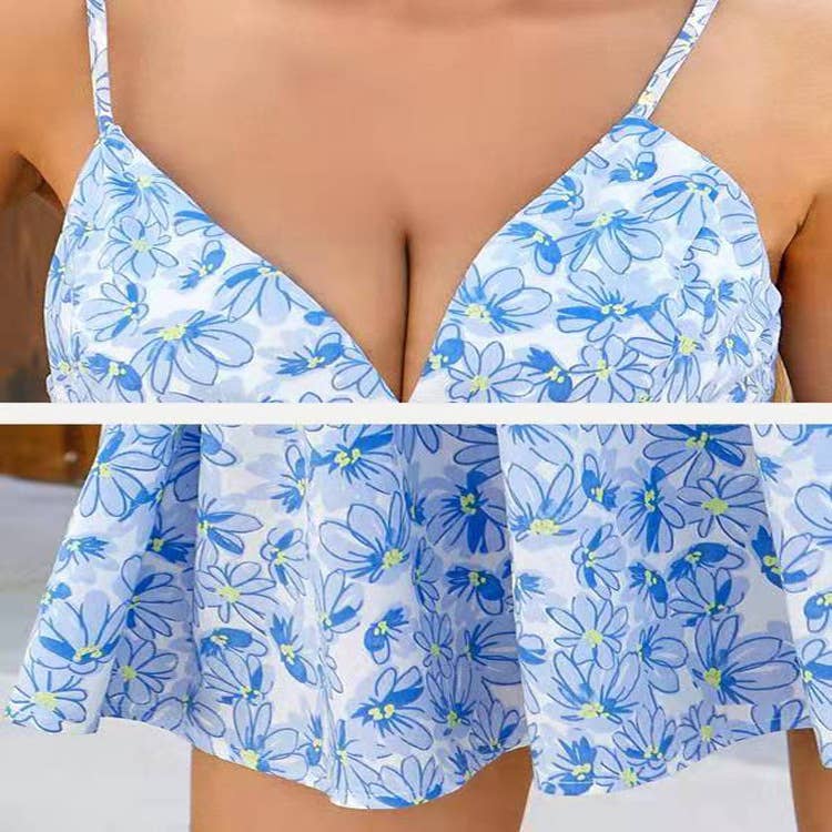 FLORAL PRINCESS SLIP DRESS