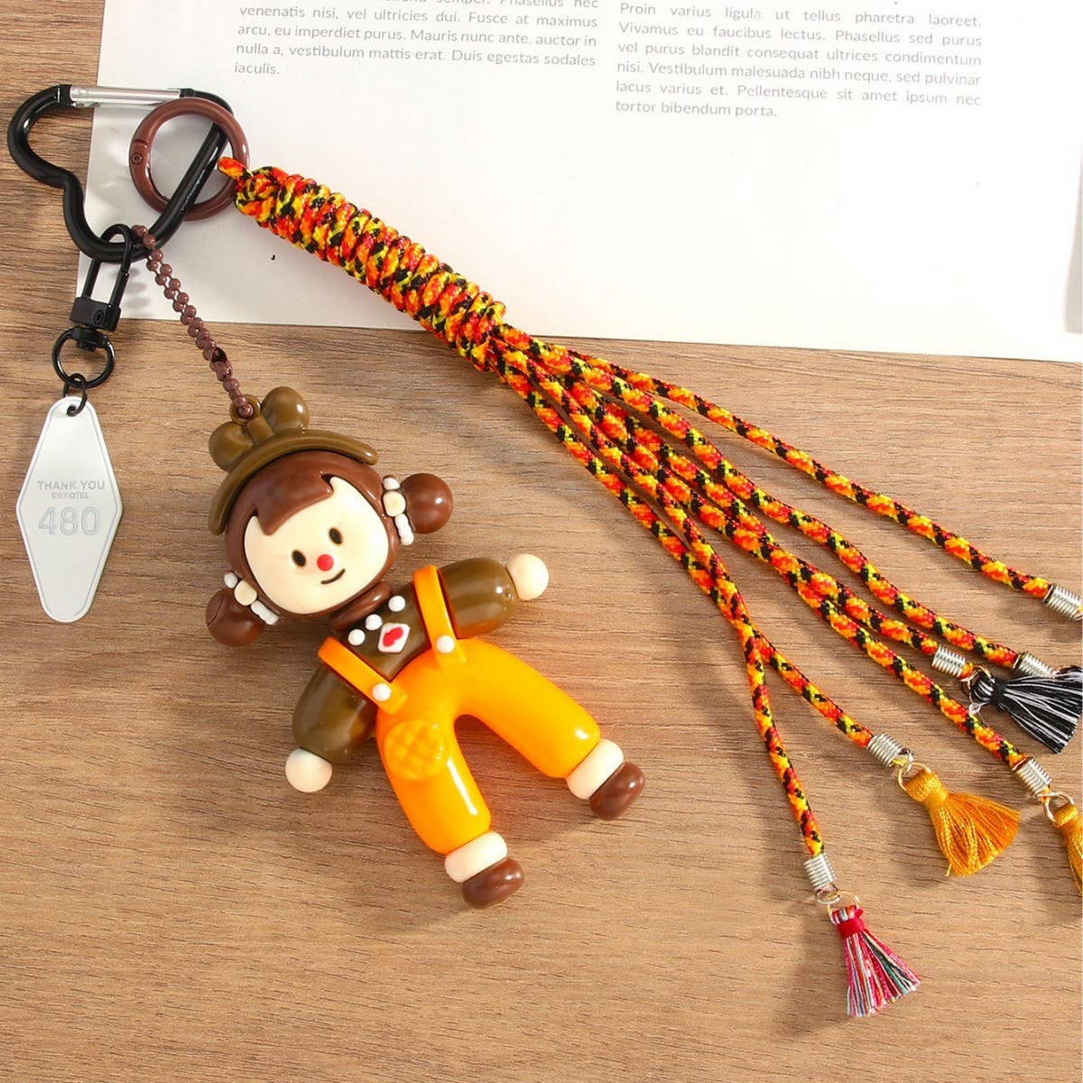 Cute Splits Doll PVC Keychain for Bags & Cars