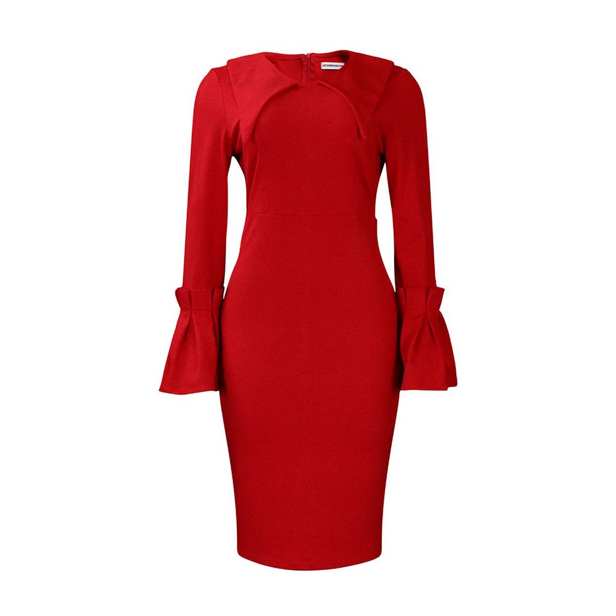 FASHIONABLE AND ELEGANT HIP PENCIL SKIRT DRESS_CWDMD3668