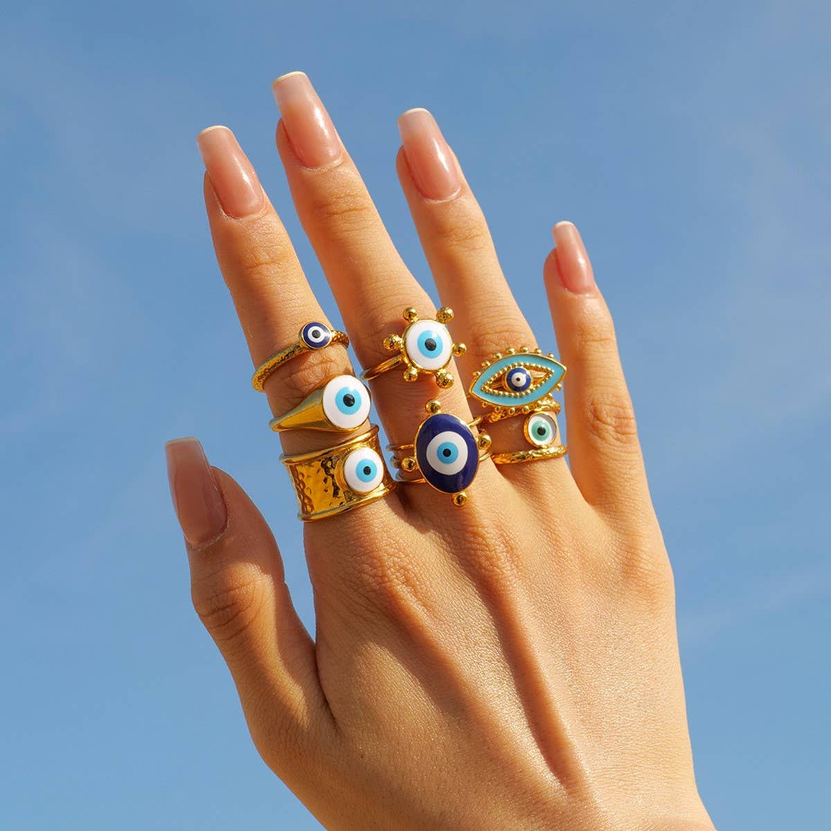 DEVIL'S EYE BLUE EYES RING RING NON-FADING