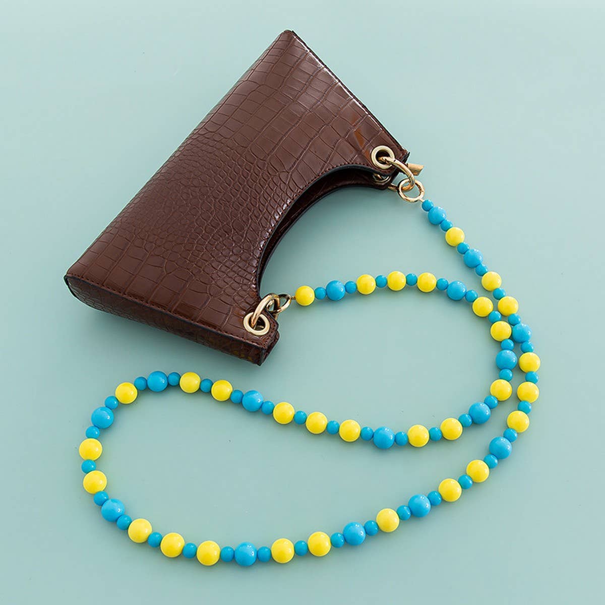 47.24"Macaron Color Round Bead Bag Chain_CWMM5107