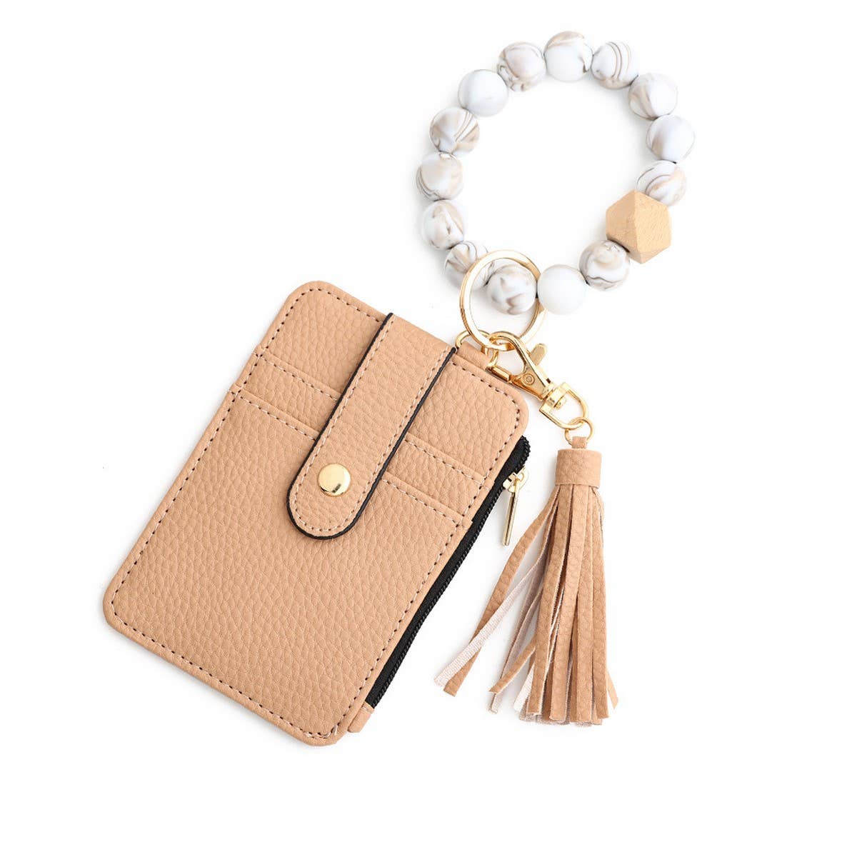 Silicone Wristlet Keychain Card Holder Wallet