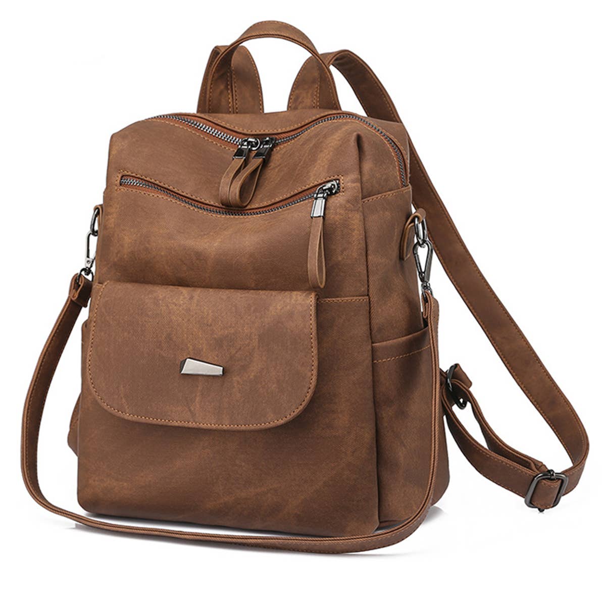WOMEN BACKPACK FASHION LEATHER TRAVEL SHOULDER BAGS_CWAB0730