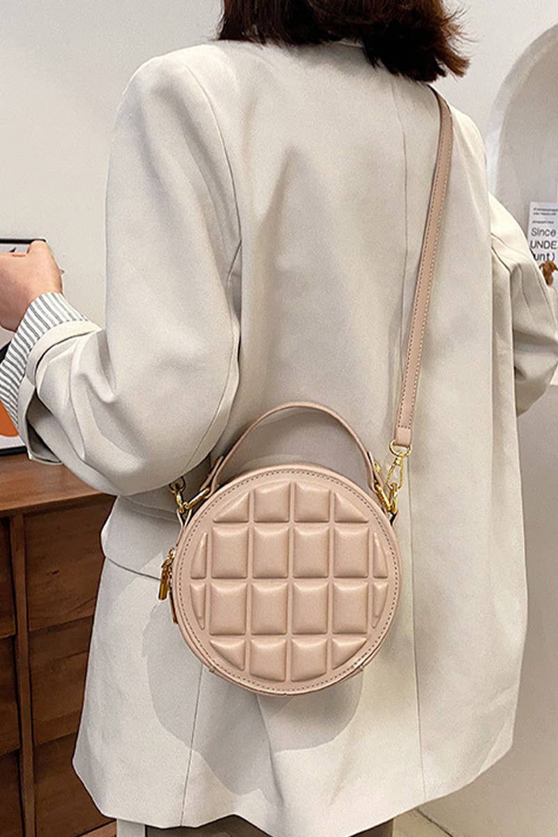 WAFFLE LOUND CROSS BODY BAG_CUAB0087