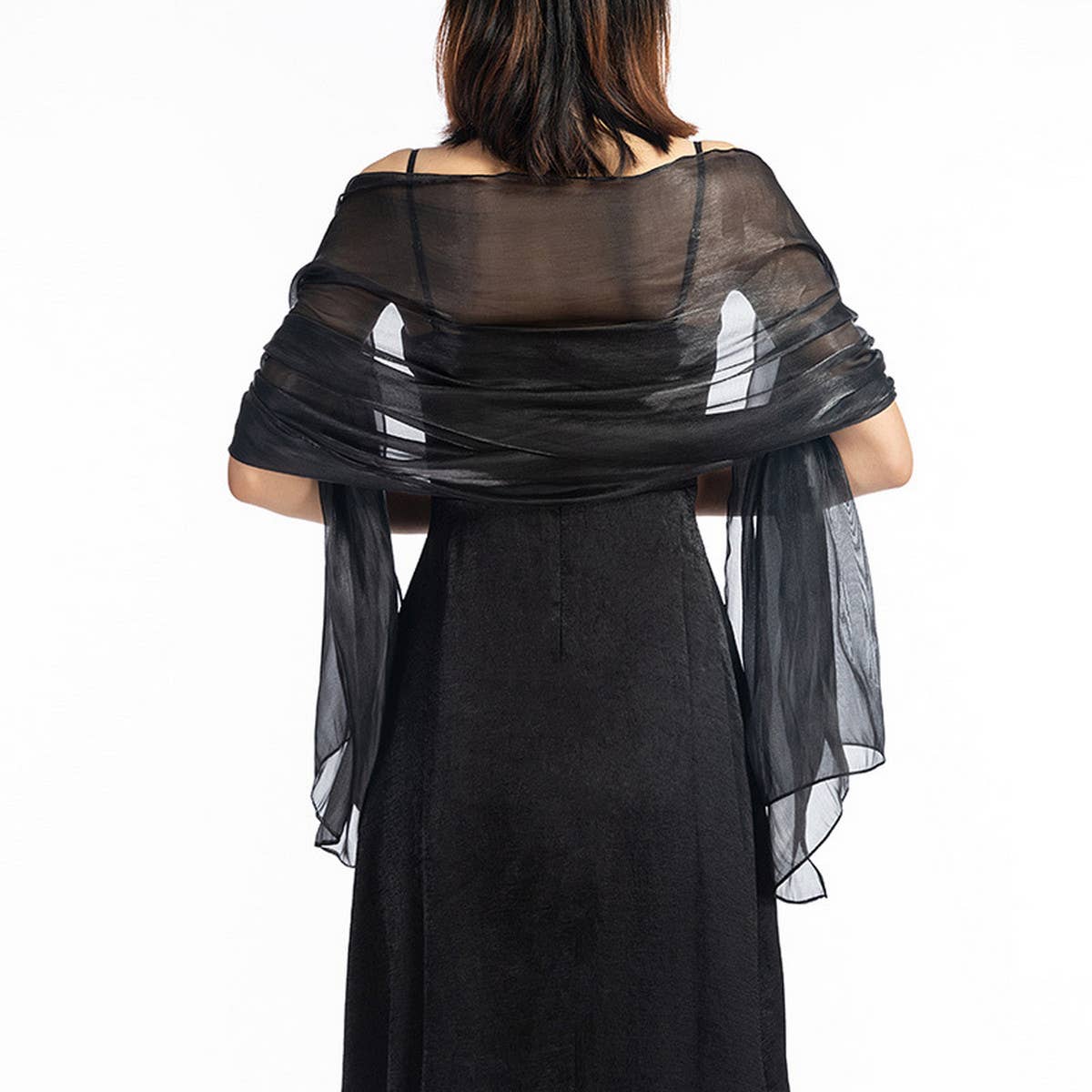 Solid Shawl-Elegant Wrap for Wedding & Party Looks_CWASC1074