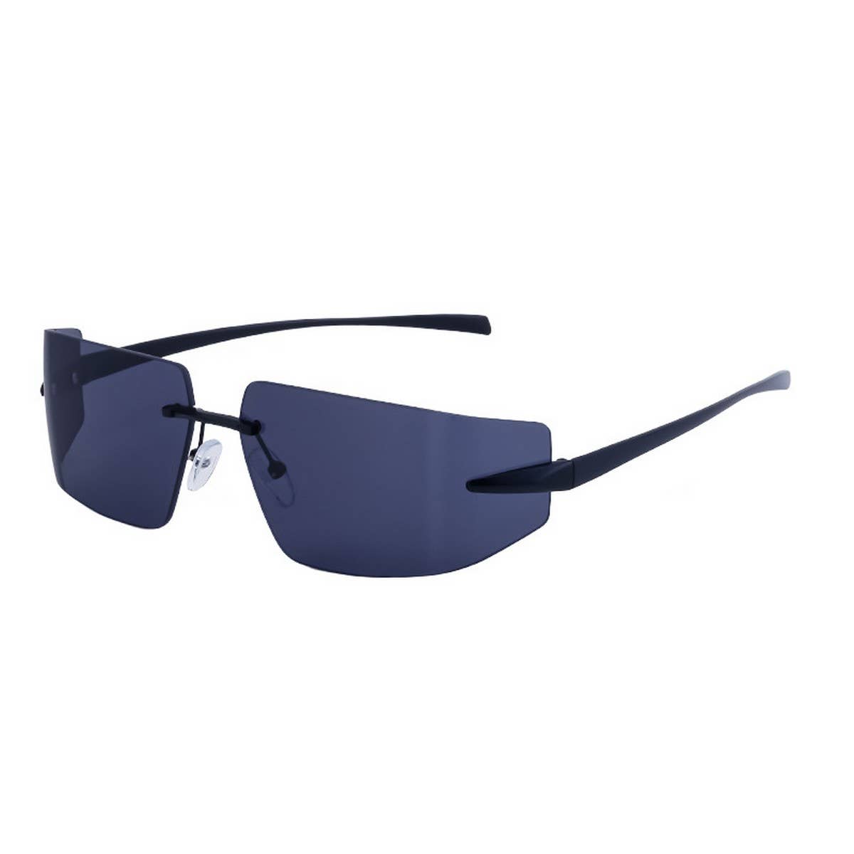 FASHION FRAMELESS DIAMOND-CUT SUNGLASSES_CWASG0658