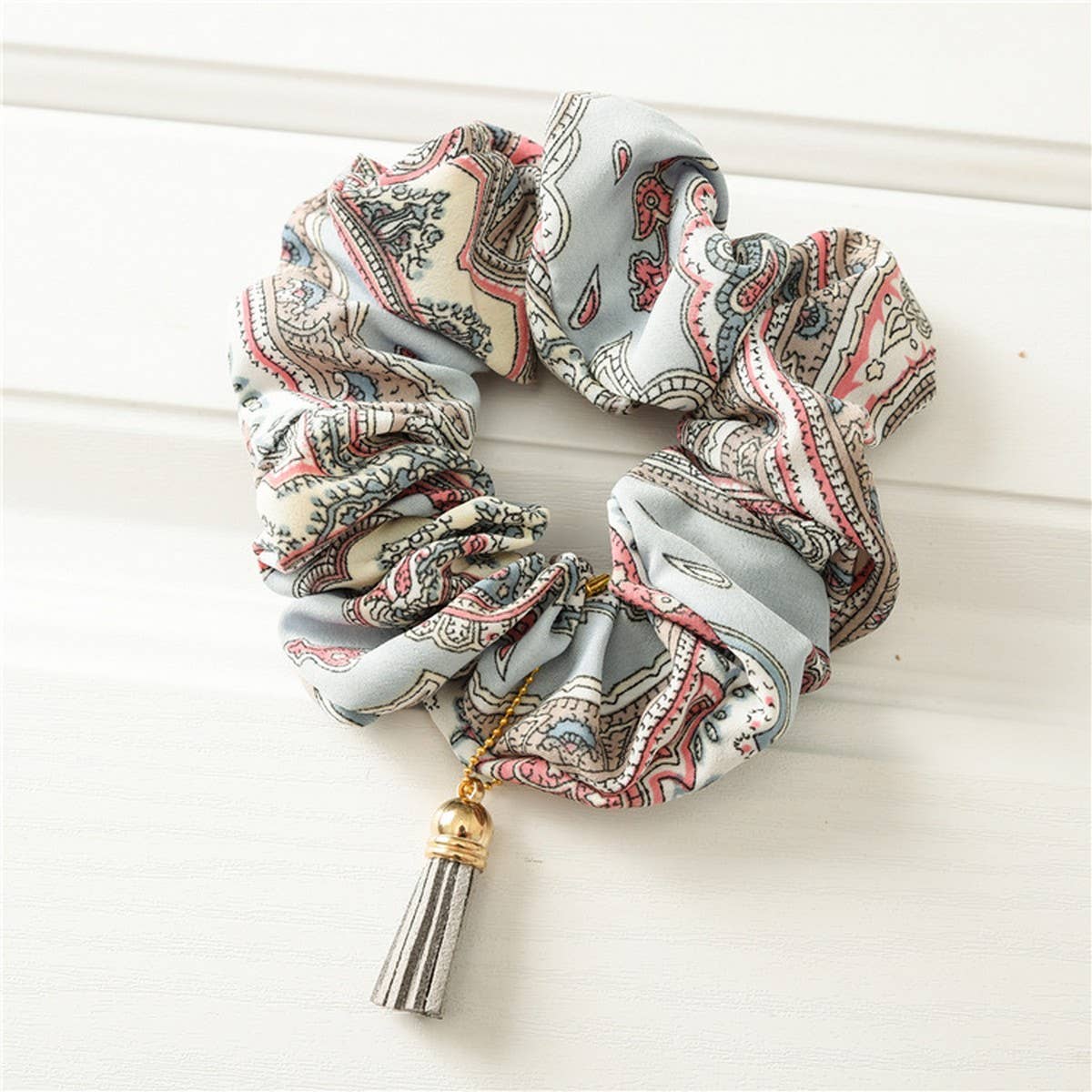 VINTAGE TASSEL ELASTIC HAIR TIE_CWAHA1372
