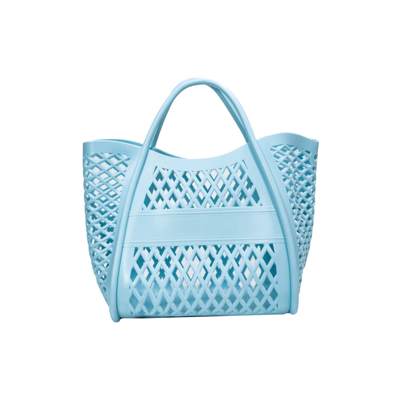 Large-capacity hand-held vegetable basket