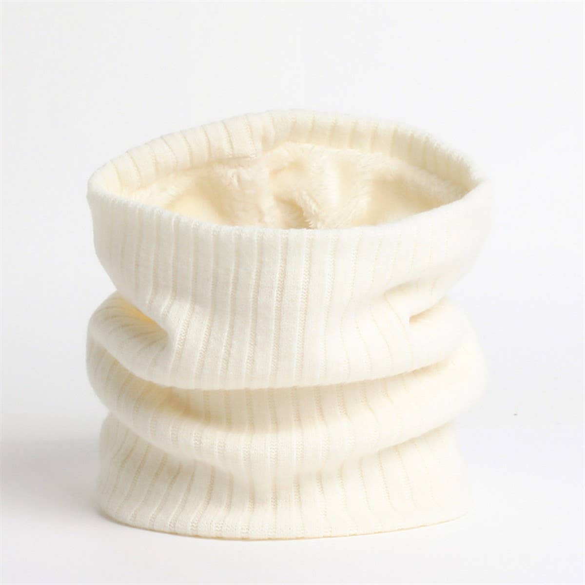 SOLID COLOR PLUS VELVET ELASTIC WARM NECK GAITER_CWASC1023