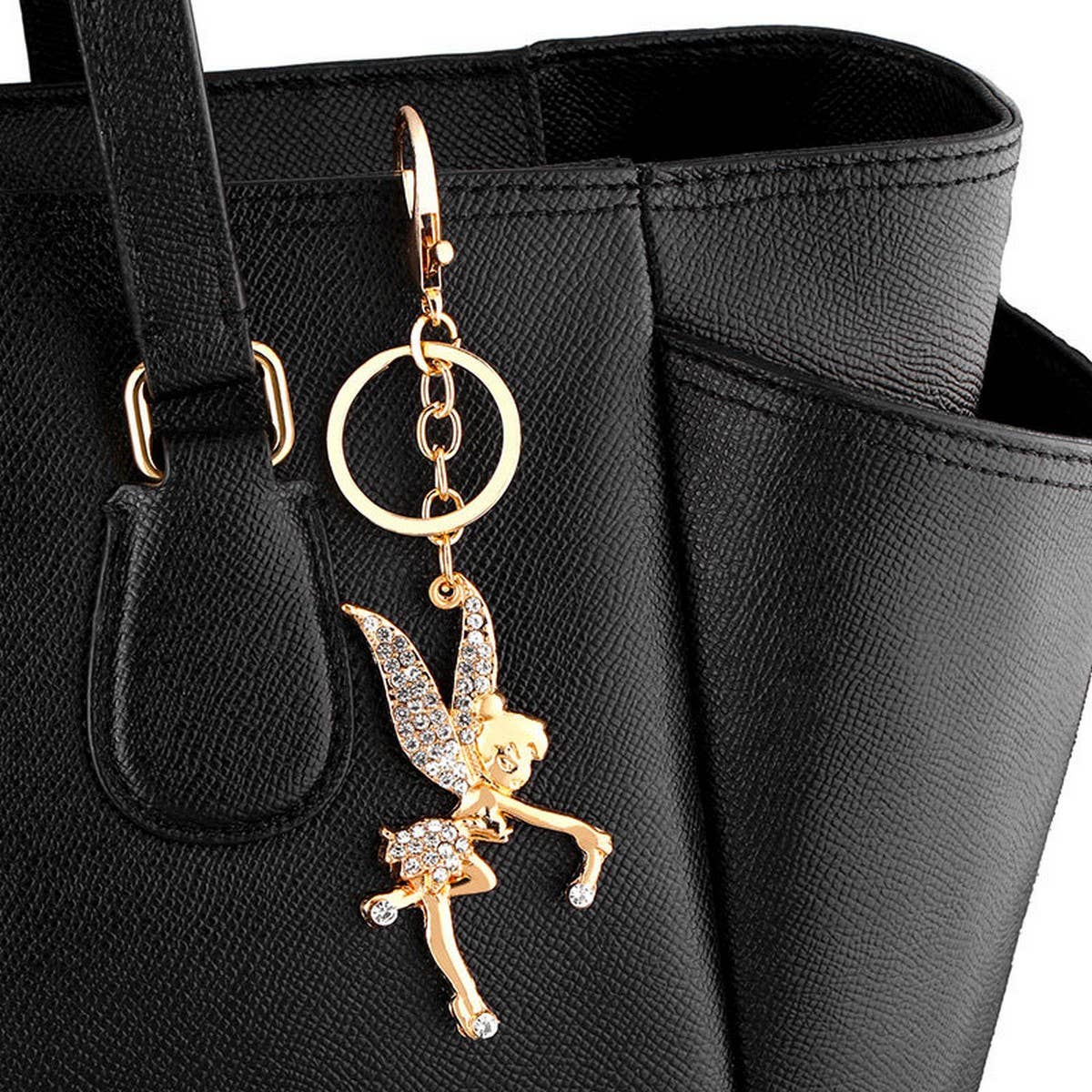 ANGEL FAIRY DIAMOND KEYCHAIN PENDANT_CWAJE0963