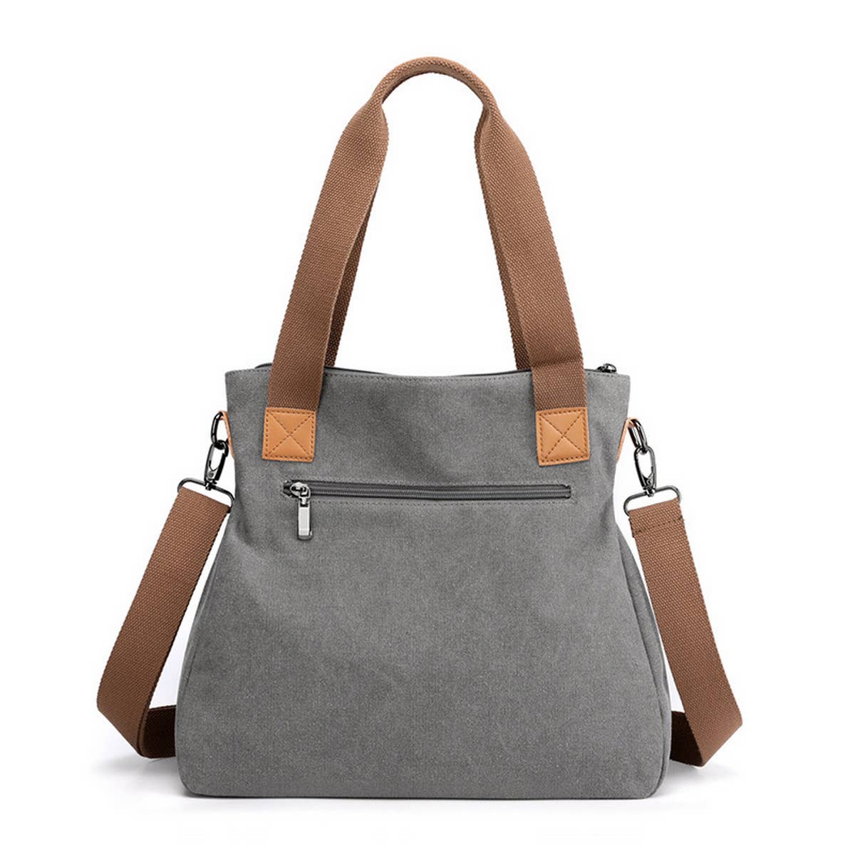 SIMPLE TRAVEL CANVAS SHOULDER CROSSBODY BAG_CWAB1292