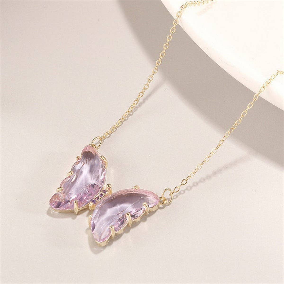 FAIRY GIRL FANTASY BUTTERFLY NECKLACE_CWAJE2000