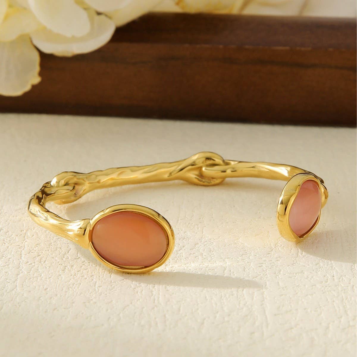IRREGULAR RETRO SIMPLE EMBEDDED BRACELET