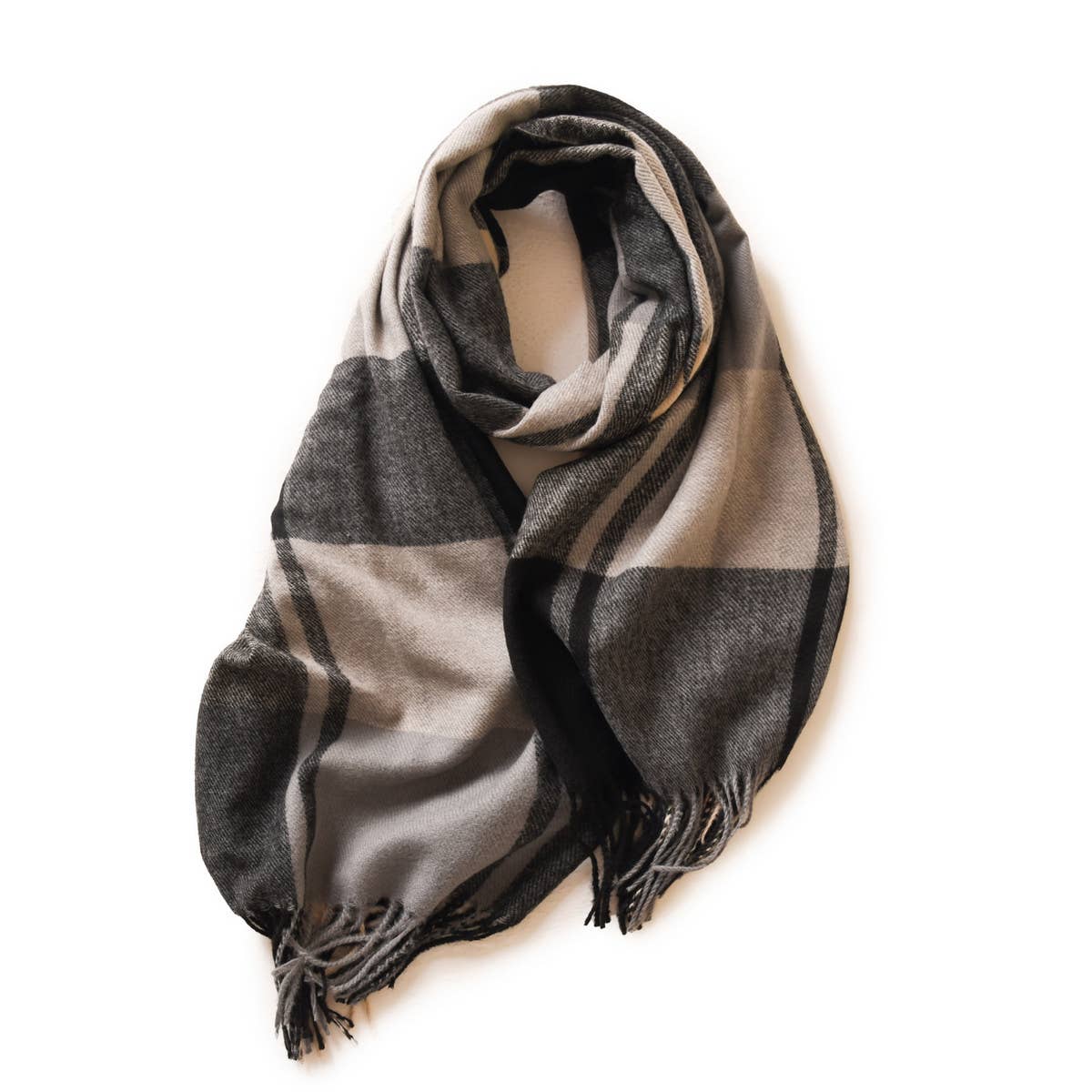 Plaid Winter Scarf ??Soft Thick Fringe Shawl 2025_CWASC0168