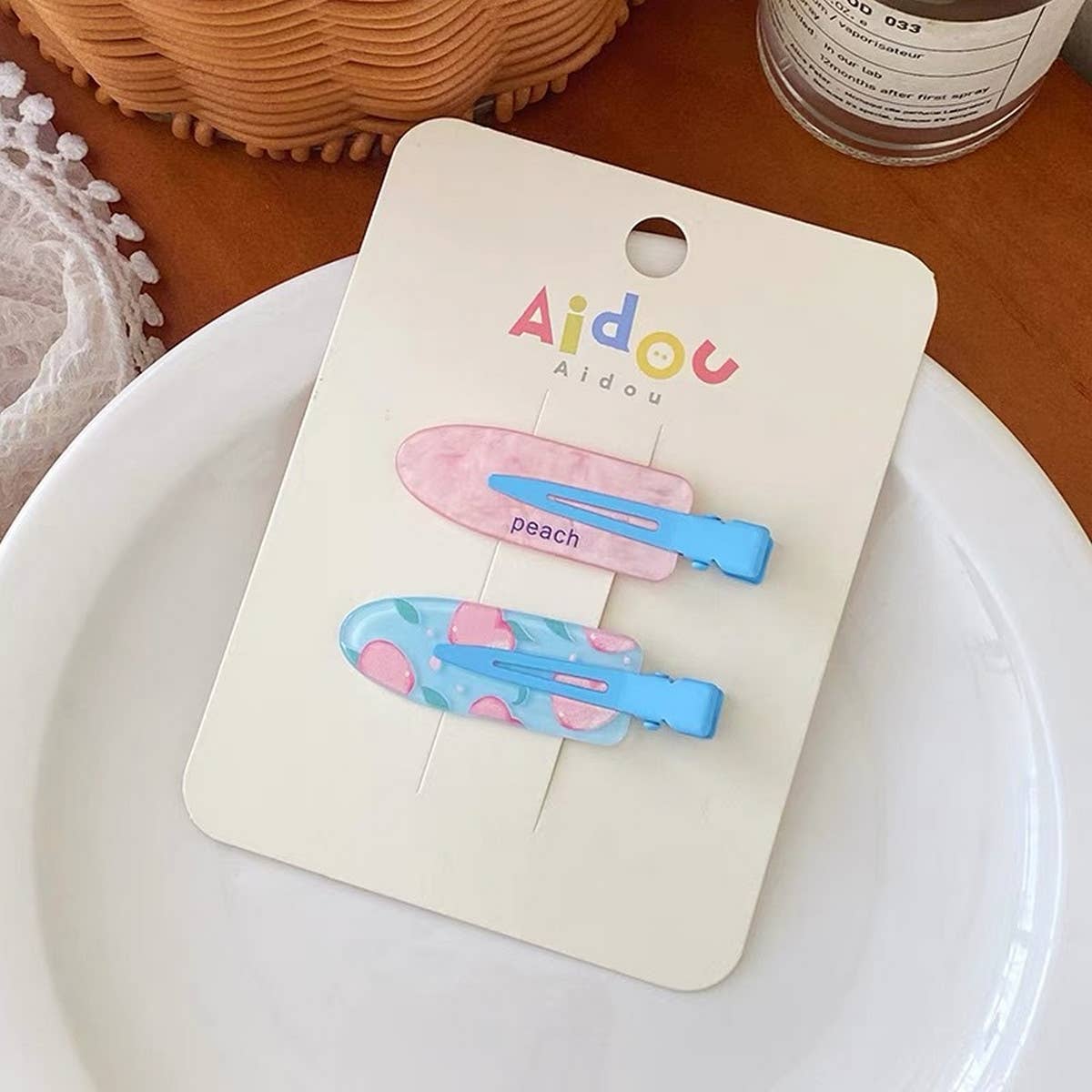 Jelly Color No-Crease Hair Clip - Cute Makeup Pin_CWAHA1373