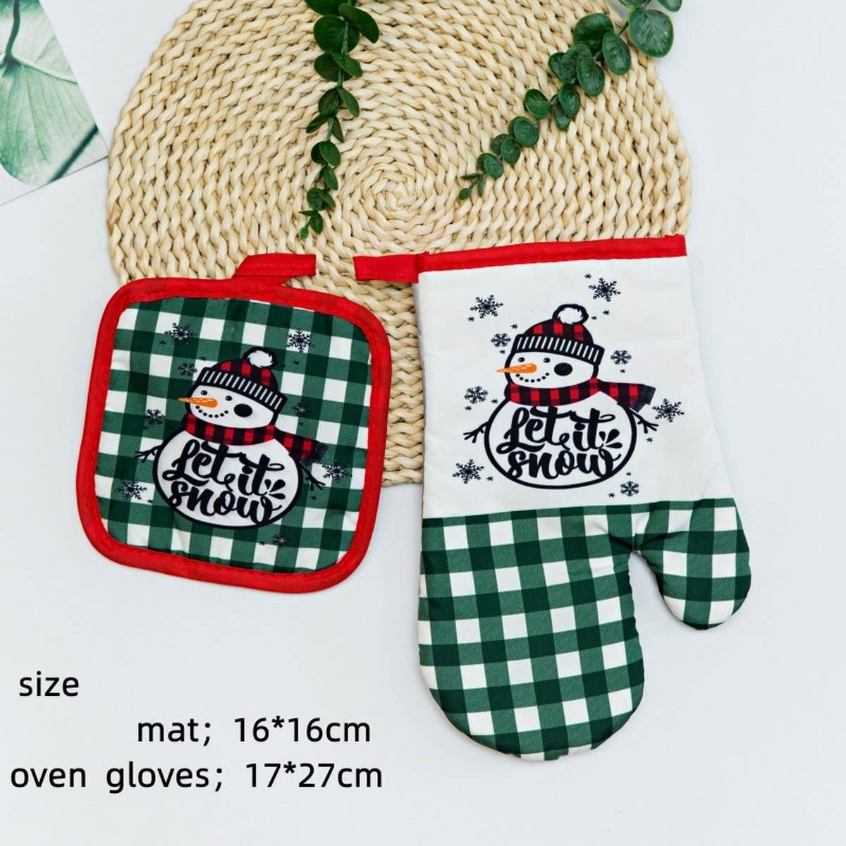 CHRISTMAS SERIES BAKING ANTI-SCALDING GLOVES