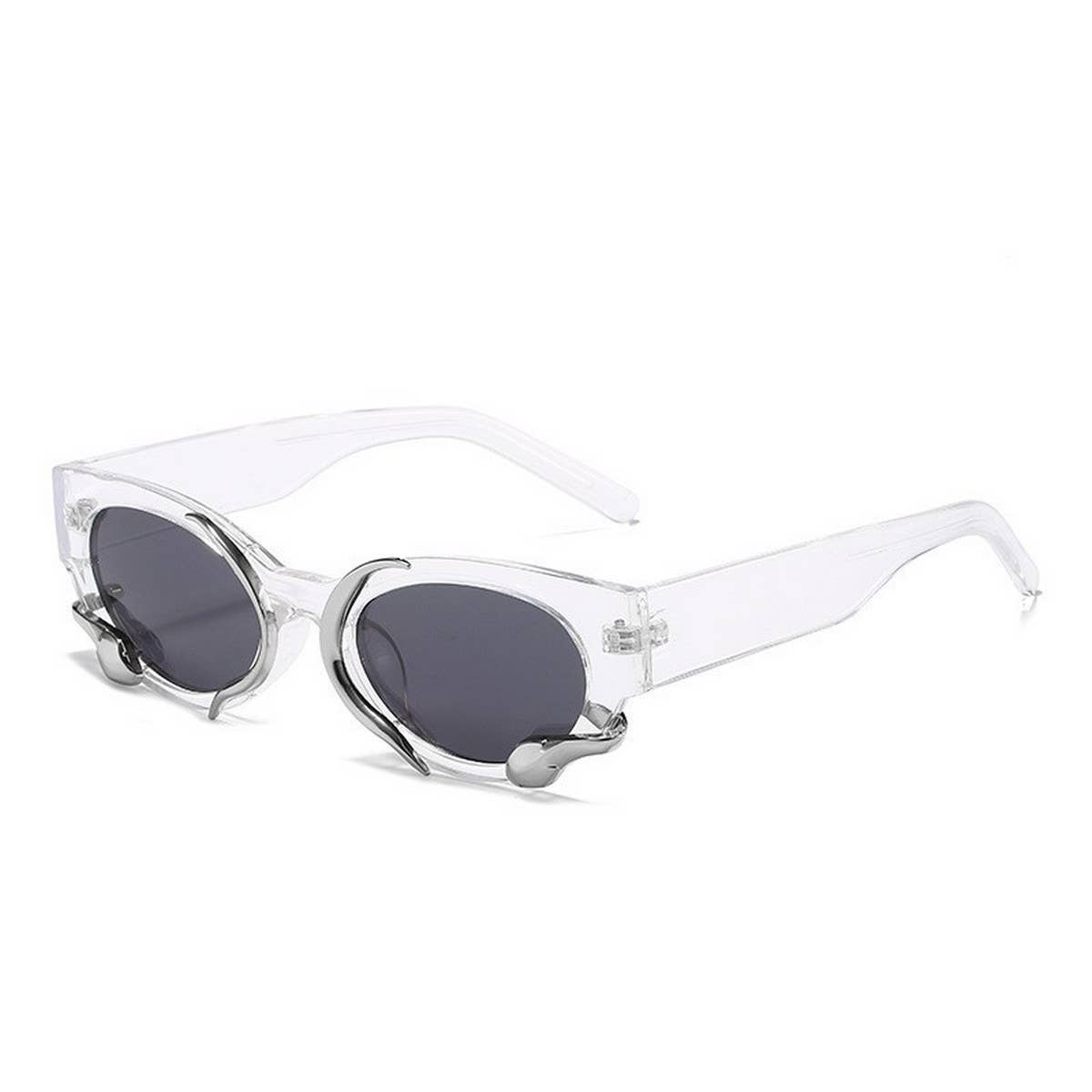 SMALL FRAME SUNGLASSES STEAMPUNK CATEYE SUNGLASSES_CWASG0565