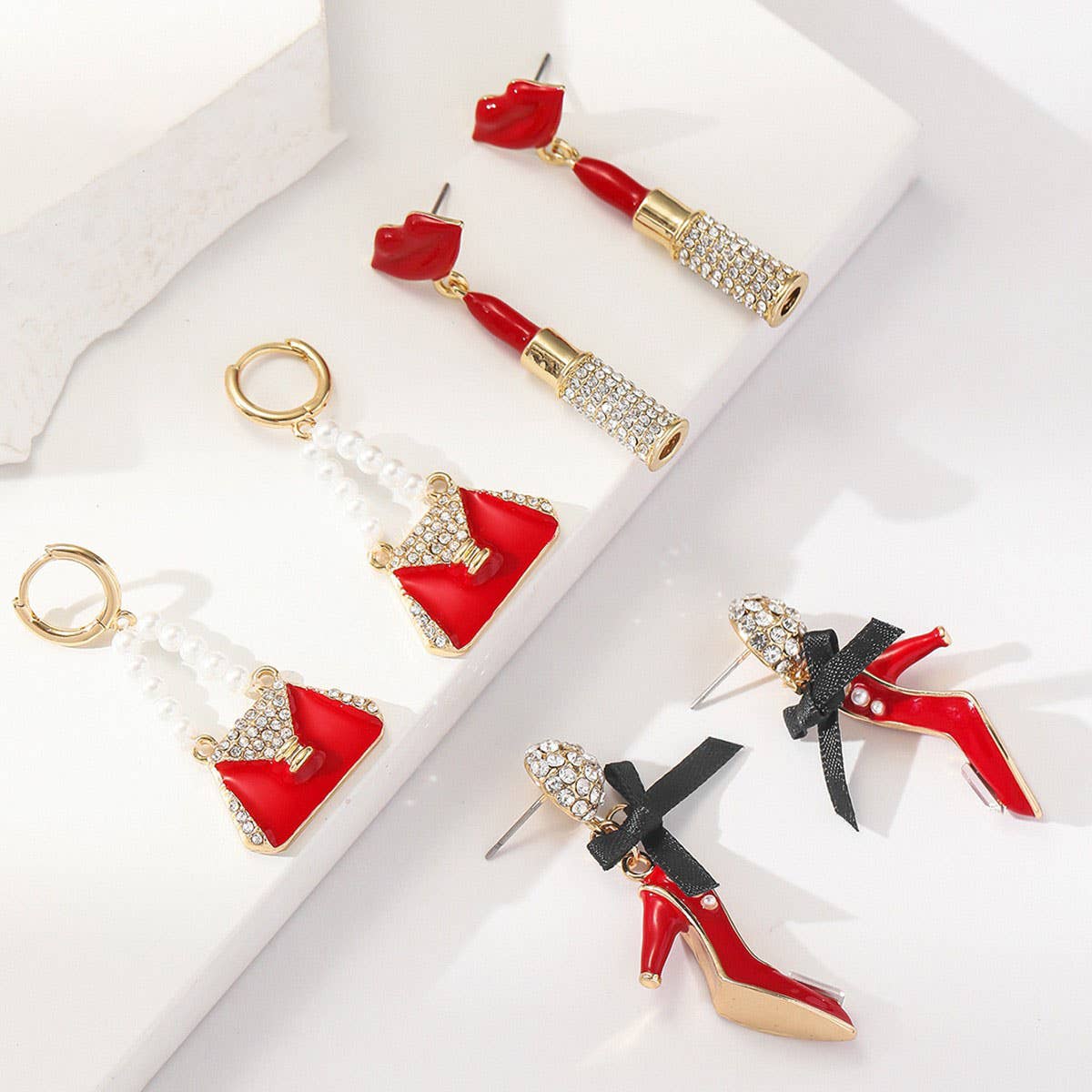 NEW FASHION WOMEN DESIGN MULTI-DANGLE EARRINGS