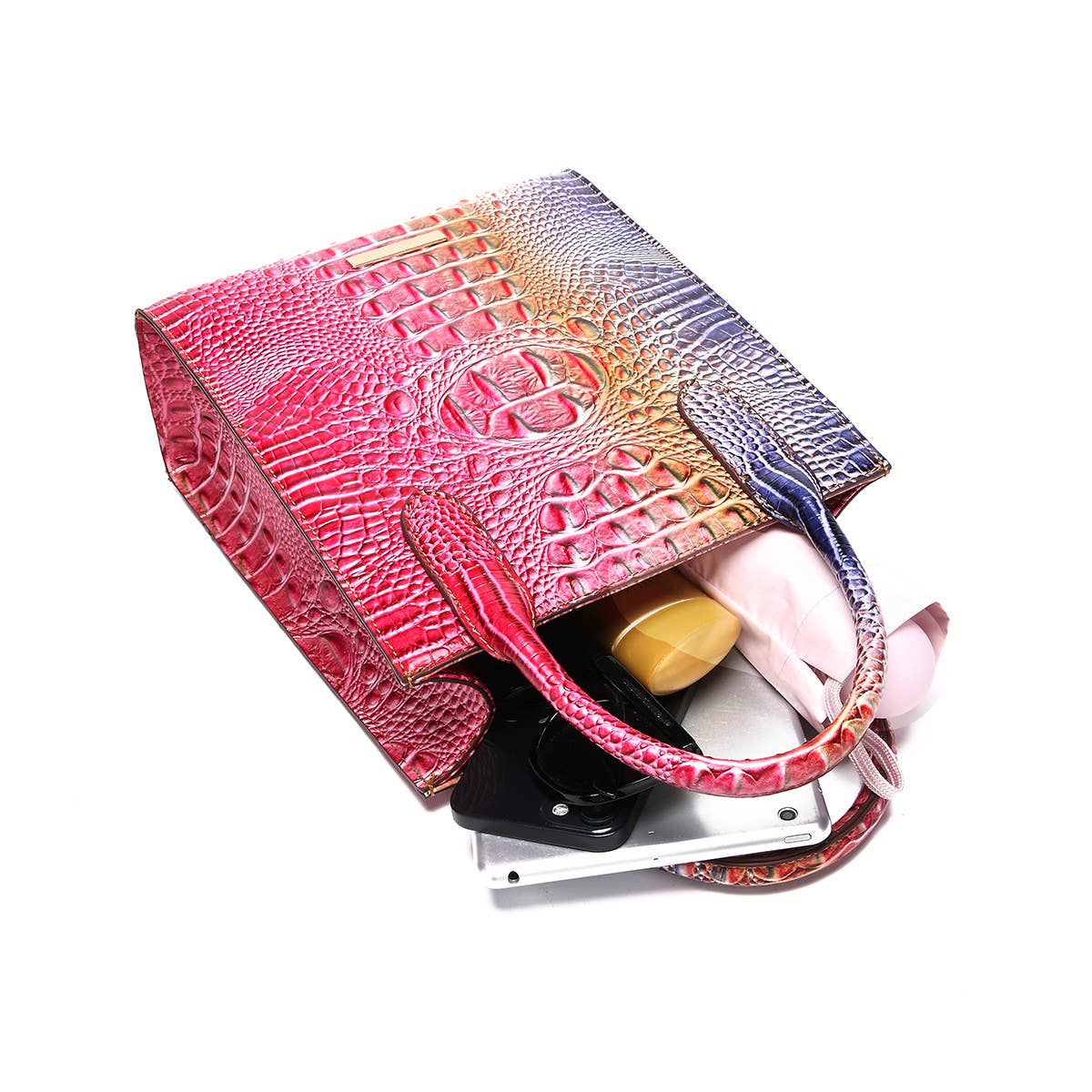 RETRO COLOR LARGE CAPACITY SHOULDER BAG_CWAB0924