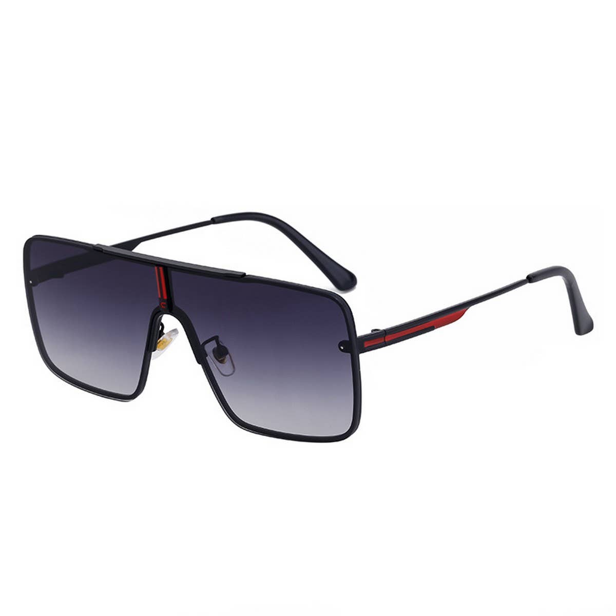 ONE-PIECE FASHIONABLE LARGE SQUARE FRAMESUNGLASSES_CWASG0605