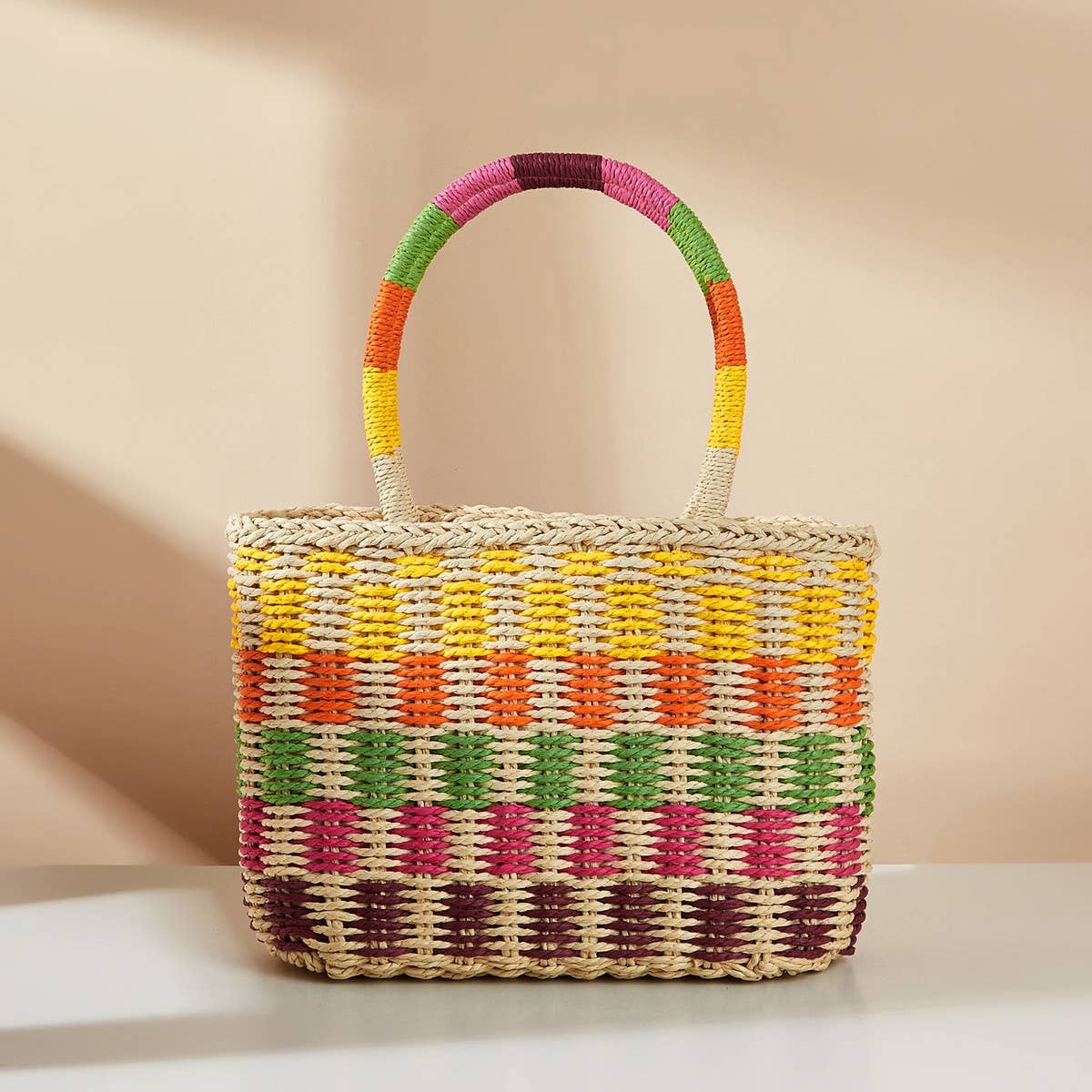 NEW CUTE PORTABLE STRAW BAG_CWAB1965