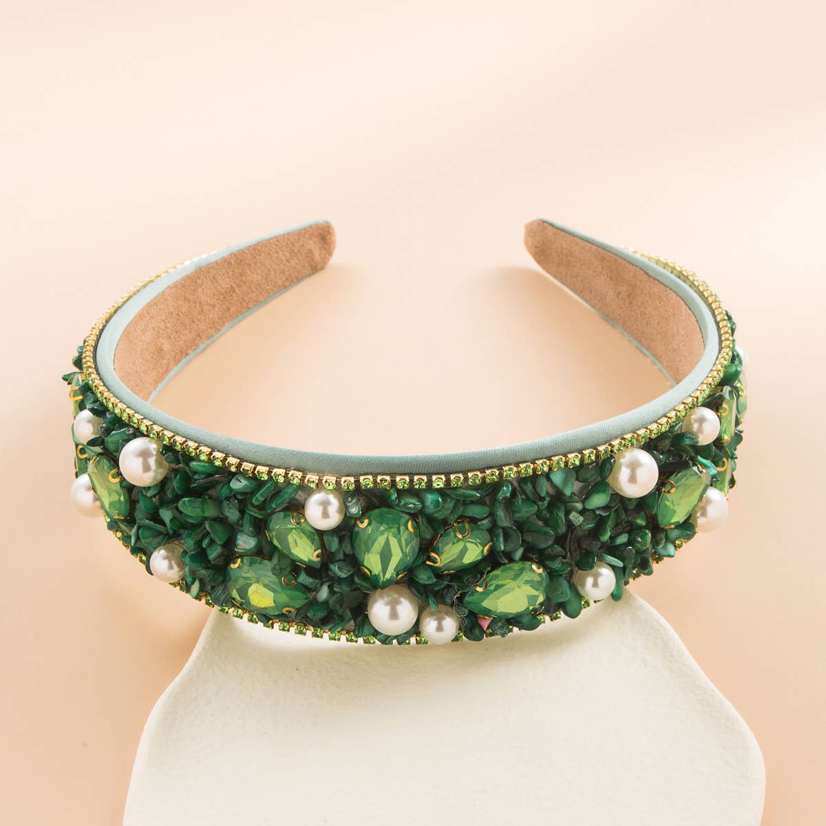 PERSONALIZED DESIGN COLORFUL TURQUOISE HEADBAND_CWAHA1974
