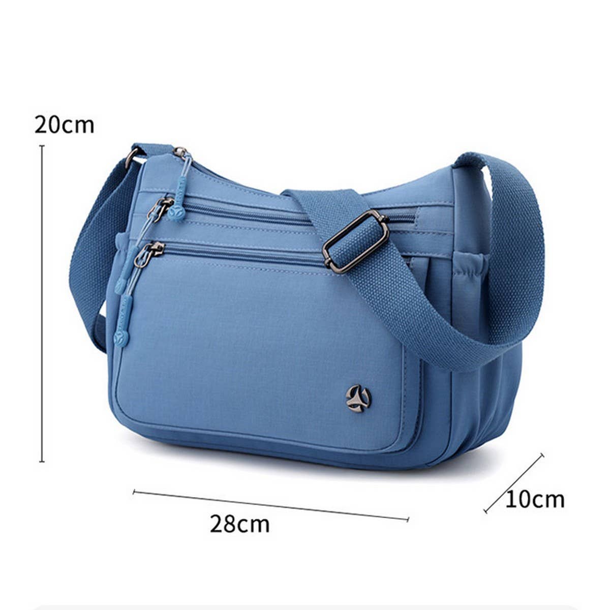 CASUAL SIMPLE MULTI-LAYER NYLON SHOULDER BAG_CWASC1779