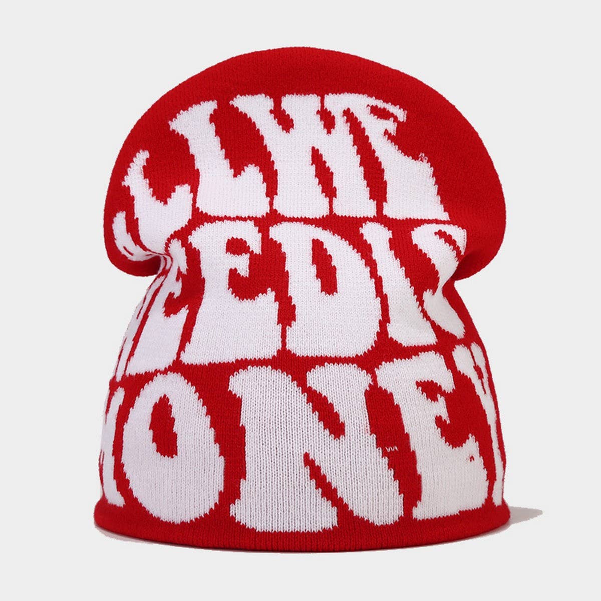 JACQUARD LETTER PERSONALIZED FASHION KNITTED HAT_CWAH2131