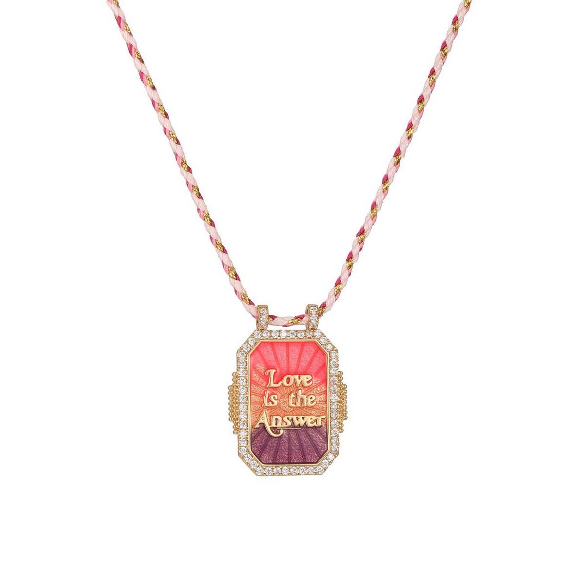 Evil Eye Charm Choker ??Colorful Cotton Pendant_CWMM6968