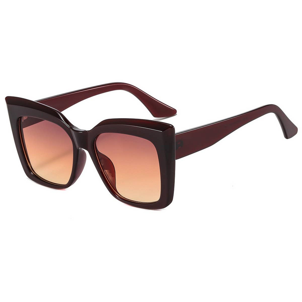 Retro Cat Eye Ocean Lens Sunglasses Unisex_CWMM8401