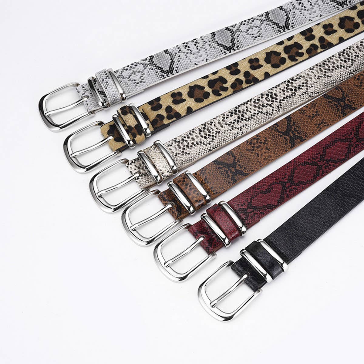 VINTAGE SERPENTINE WOMEN'S PIN BUCKLE BELT