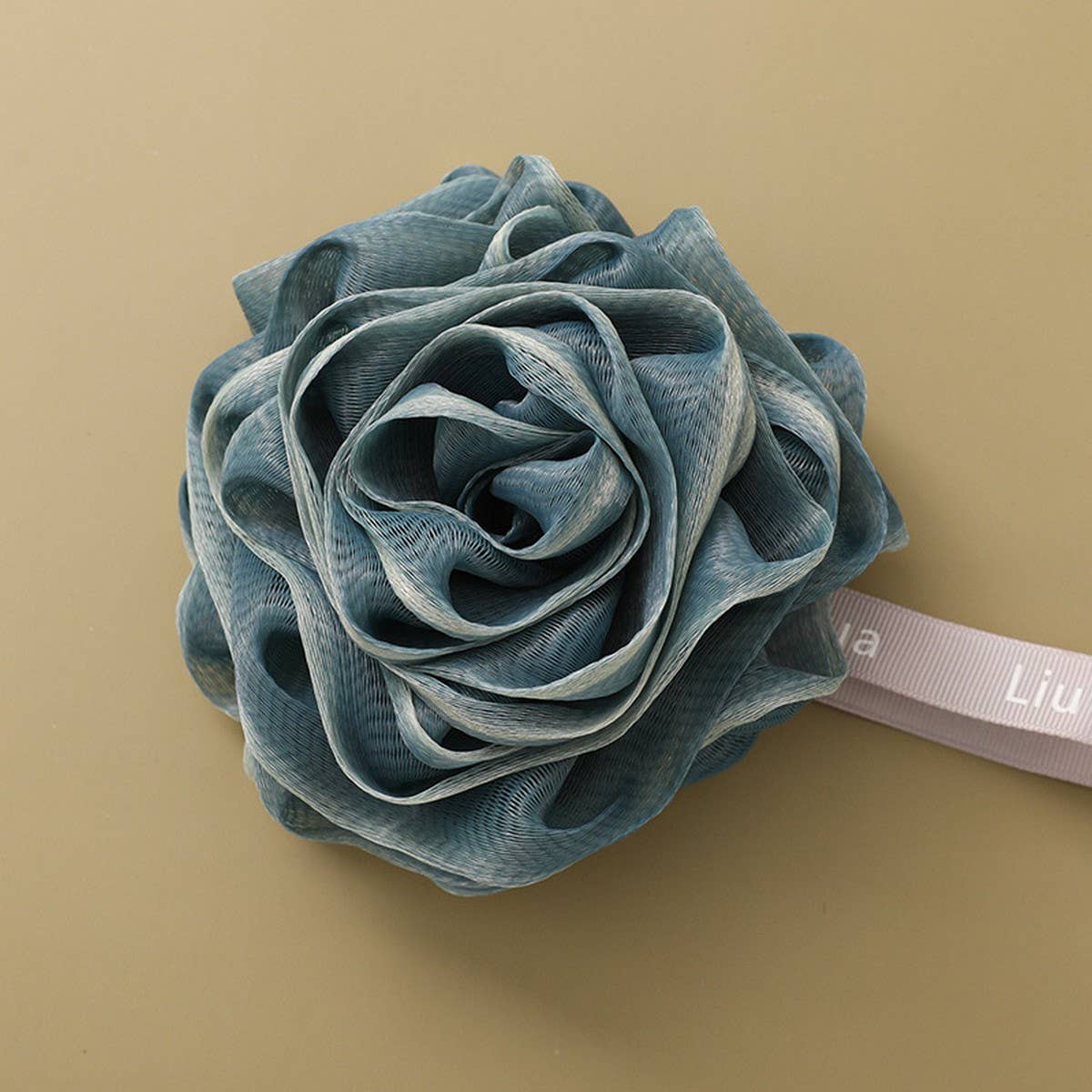 ROSE BATH FLOWER BUBBLE BATH BALL BATH POUF