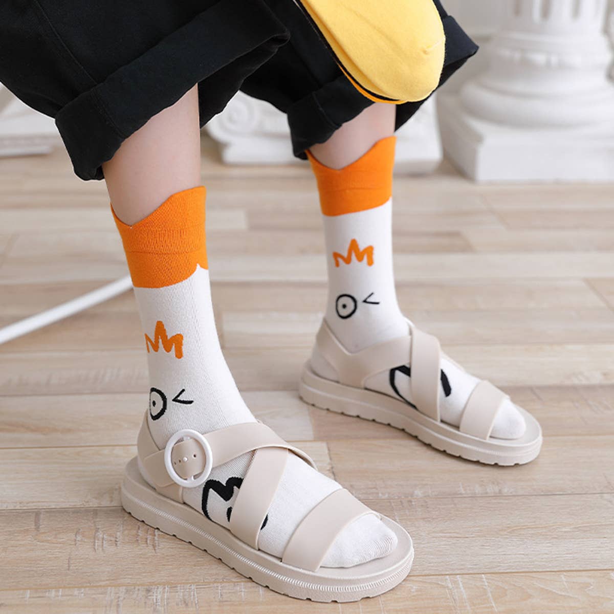 CUTE CARTOON PURE COTTON SOCKS WITH ALL SEASONS