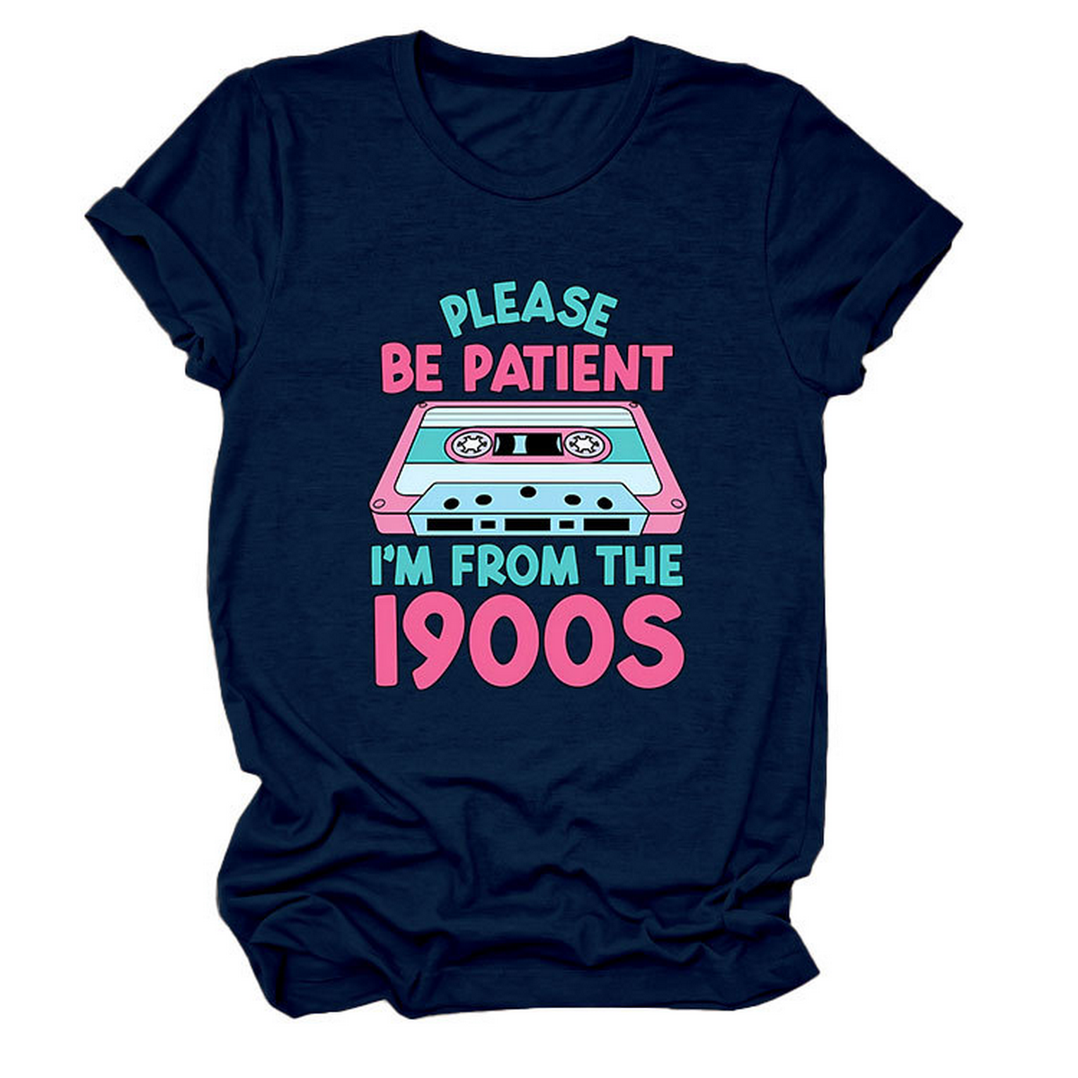 Women?™s Tee ??Please Be Patient Letter Print_CWTTS1501