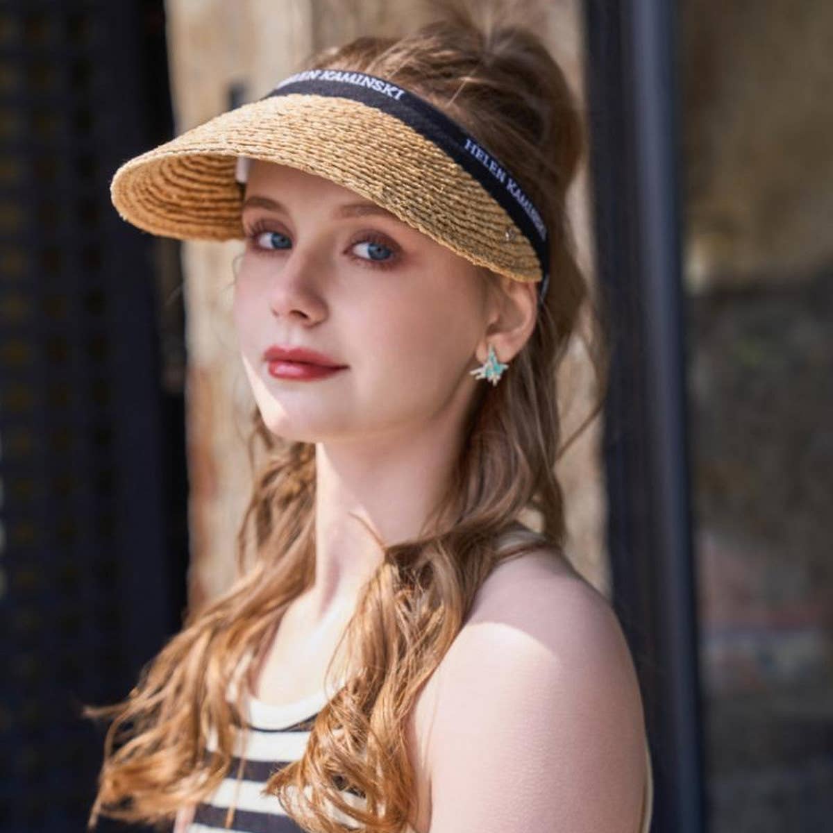 WOMEN SUMMER SUN PROTECTION HOLLOW TOP VISOR_CWAH1333