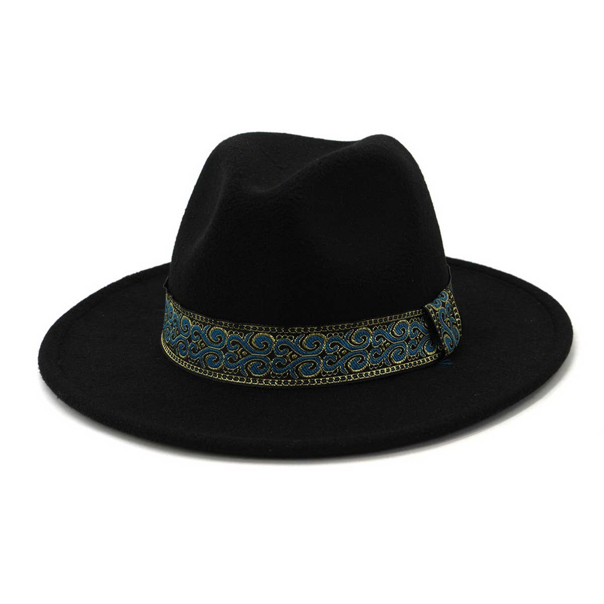 2024 NEW MEN'S AND WOMEN'S STRAIGHT BRIM JAZZ HAT_CWAH1776