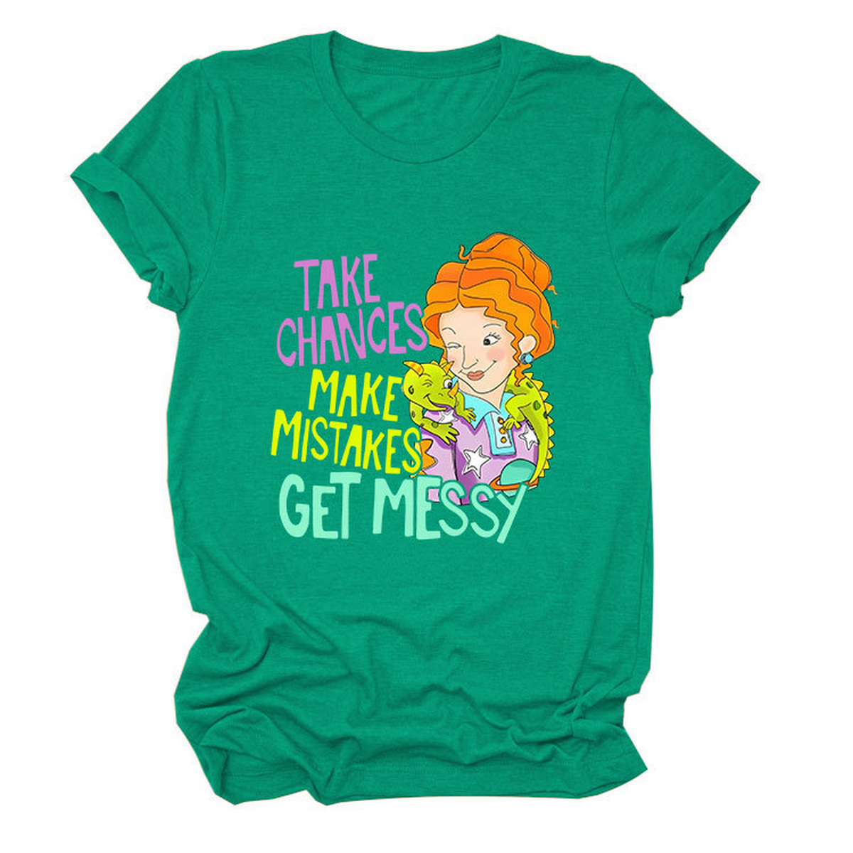 Positive Message Tee ?œTake Chances??Print_CWTTS1484