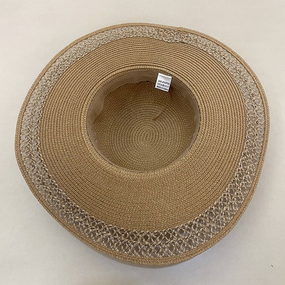 Summer outdoor classic wide brim sun hat_CWAH3575