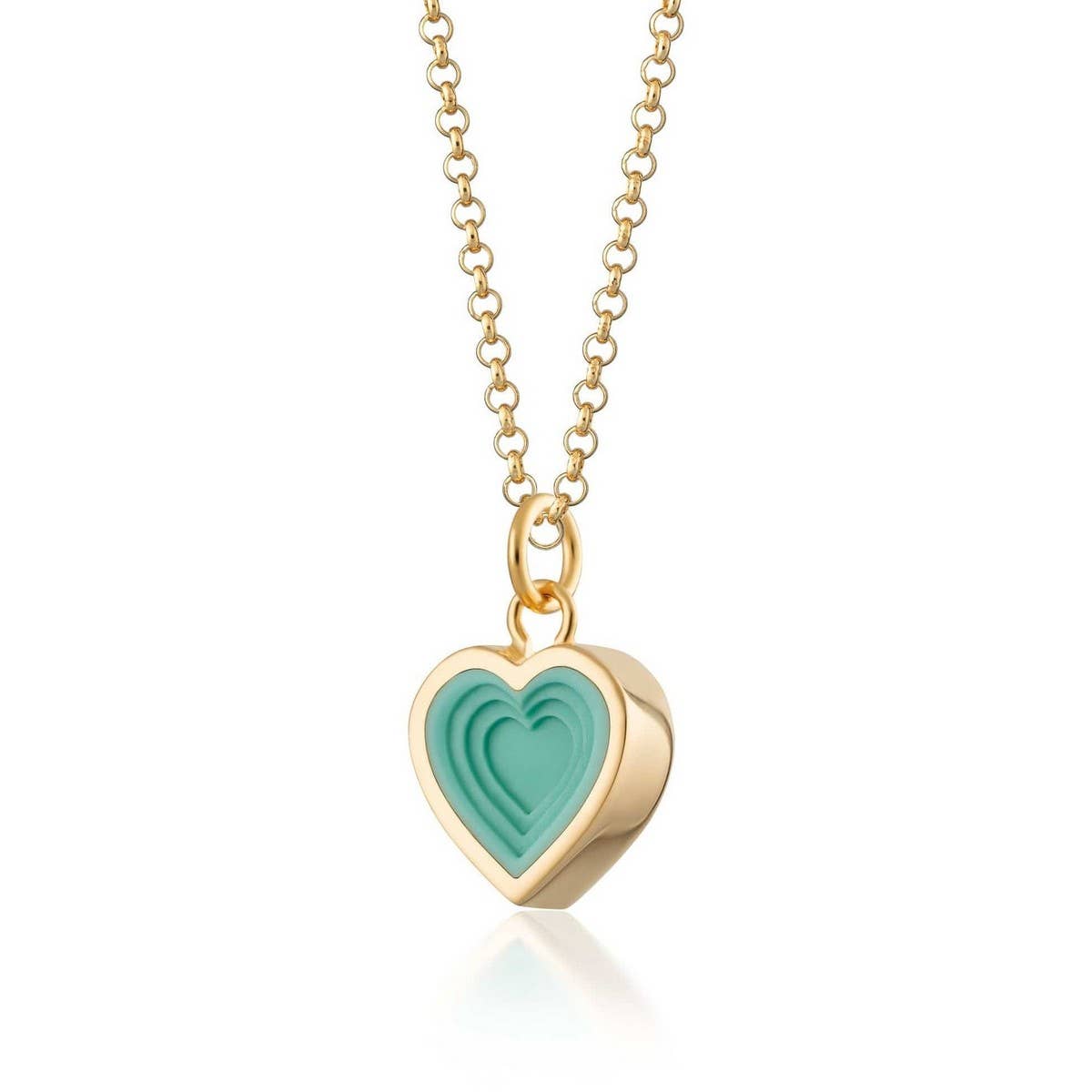 STAINLESS STEEL GEOMETRIC GOLD PLATED NECKLACE_CWMM3841