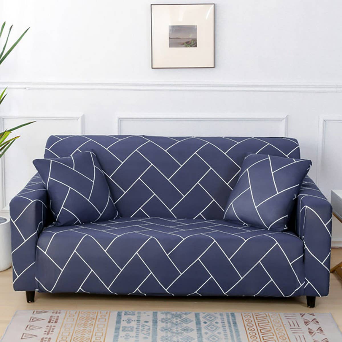 Stretch Sofa Cover, Nordic Style, All Seasons_CWMM8318