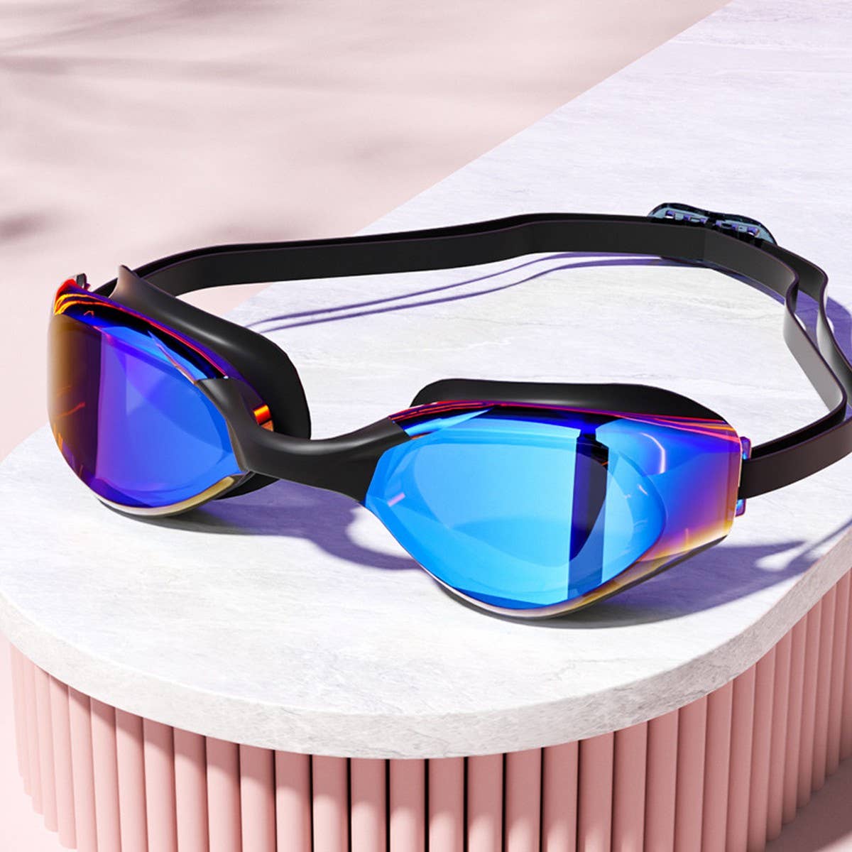 Pro Anti-Fog Swim Goggles for Adults ?“Racing Style_CWMM6637