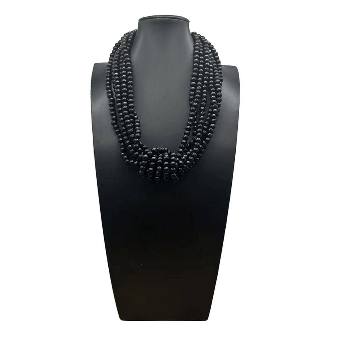 BOHEMIAN MULTI-LAYER WOODEN BEAD KNOT NECKLACE_CWMM4735