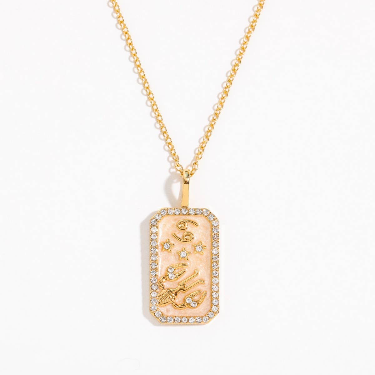 NEW CREATIVE 12 CONSTELLATIONS ZIRCON NECKLACE