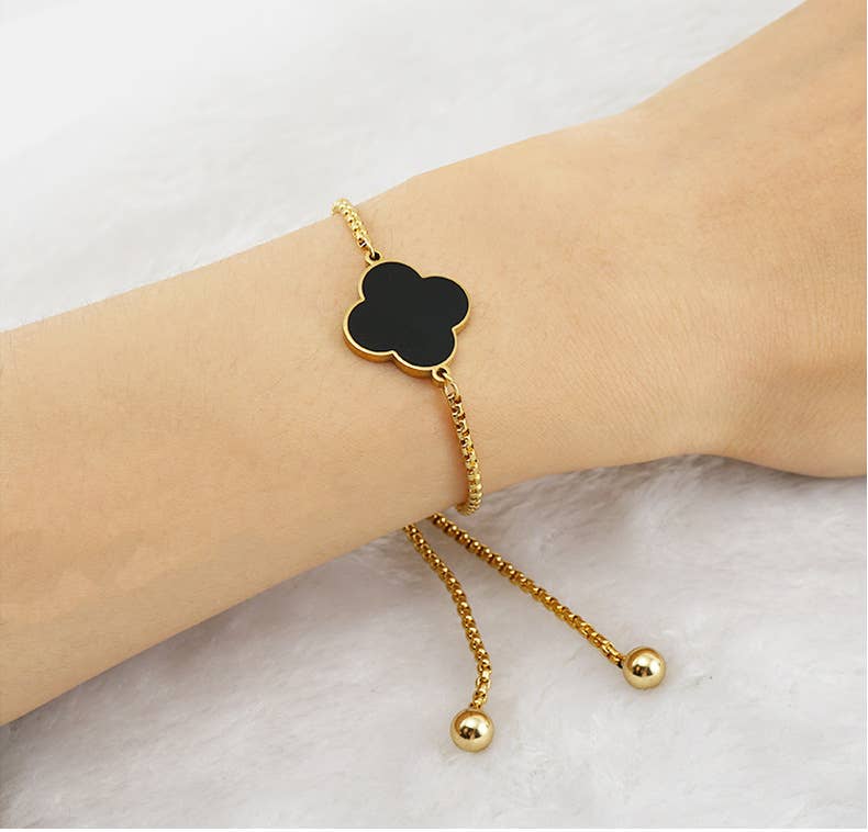 TITANIUM STEEL ADJUSTABLE STEEL BALL BRACELET